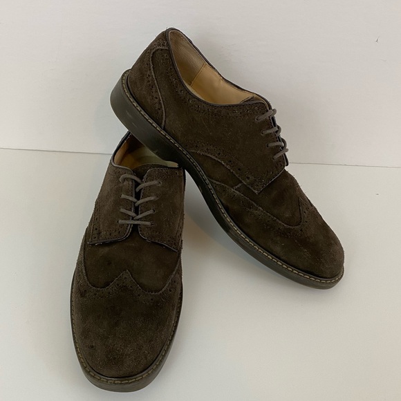 GH Bass&Co Wing Tip Brown Casual Dress Shoes 10 - Picture 2 of 8